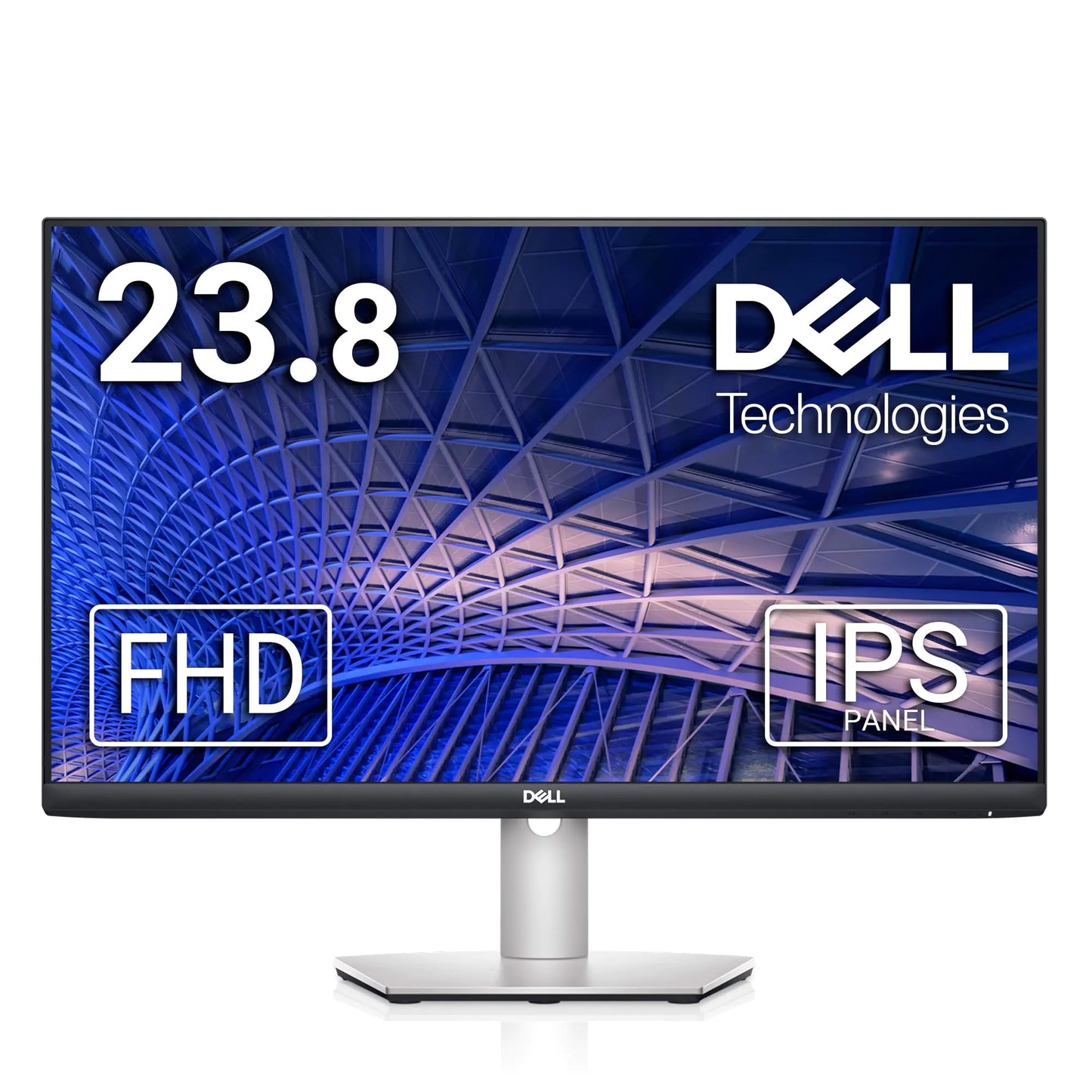 Dell S2421HS Full HD 1920 x 1080 24-Inch 1080p LED 75Hz Desktop Monitor with Adjustable Stand 4ms Grey-to-Grey Response Time AMD FreeSync IPS Technology HDMI DisplayPort Silver 24.0" FHD