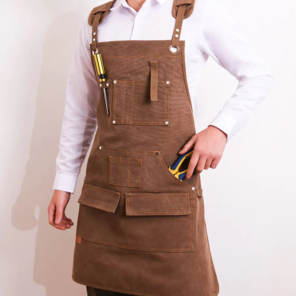 Waterproof Floral Gardening Apron for Men