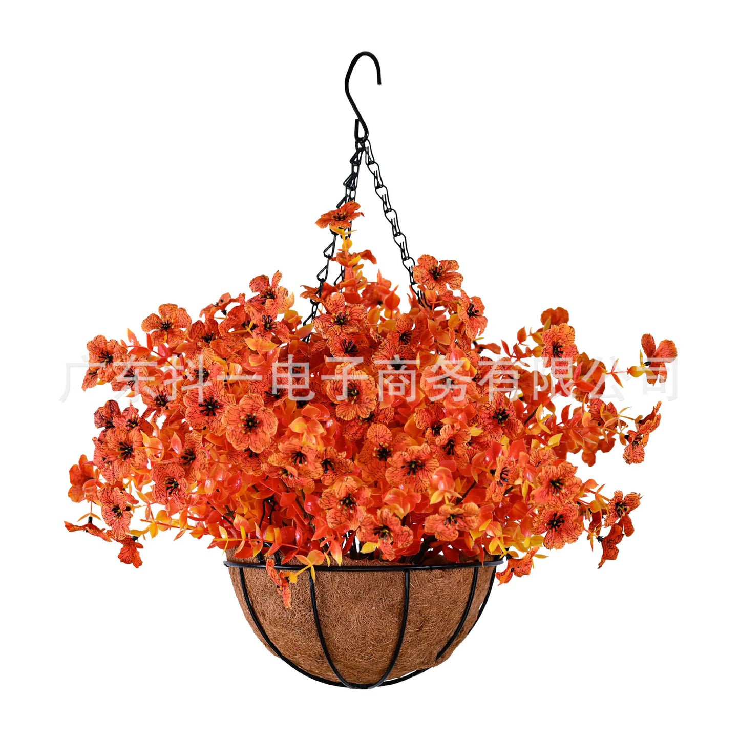 Violet Decor Hanging Basket for Spring Gardening