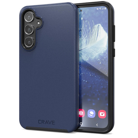 Crave Dual Guard for Samsung Galaxy A55 Case Shockproof Protection Dual Layer Case for Samsung Galaxy A55 - Navy
